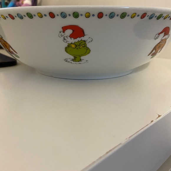 dr seuss Holiday The Grinch Christmas Serving Bowl Poshmark